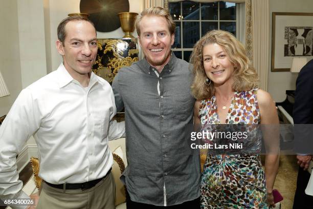 John Grieco, American Alpine Ski Olympic Gold Medalist Ted Ligety and Melissa Grieco attend the U.S. Olympic And Paralympic Foundation Event Hosted...