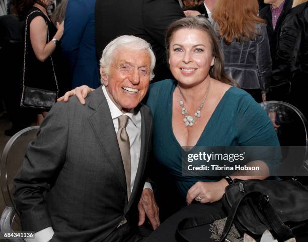 Dick Van Dyke and Arlene Silver attend the Premiere Of HBO's 'If You're Not In The Obit, Eat Breakfast' on May 17, 2017 in Beverly Hills, California.