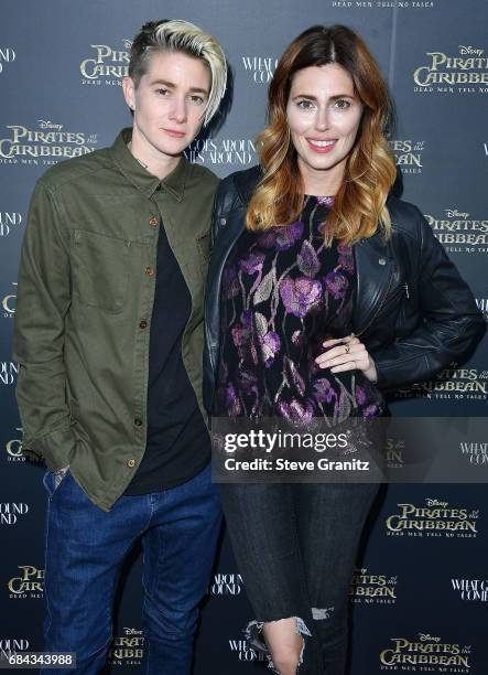 Diora Baird, Mav Viola arrives at the Disney's "Pirates Of The Caribbean: Dead Men Tell No Tales" What Goes Around Comes Around Event at What Goes...