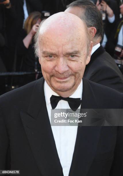 Jean Paul Rappeneau attends the 'Ismael's Ghosts ' screening and Opening Gala during the 70th annual Cannes Film Festival at Palais des Festivals on...