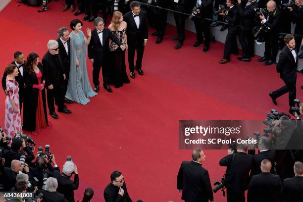 Jury members Maren Ade, Will Smith, Agnes Jaoui, President of the jury Pedro Almodovar, Paolo Sorrentino, Fan Bingbing, Park Chan-wook, Jessica...