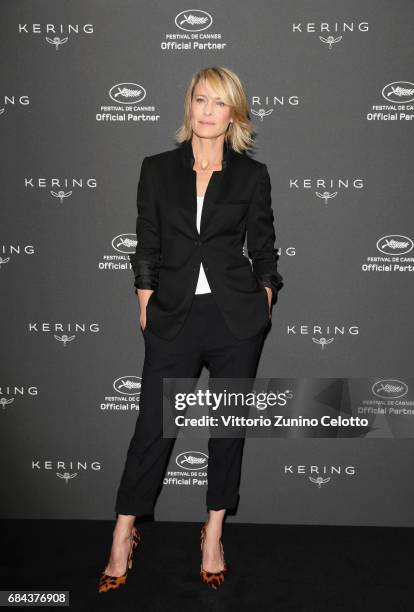 Actress Robin Wright attends Kering Talks Women In Motion At The 70th Cannes Film Festival at Hotel Majestic on May 18, 2017 in Cannes, France.
