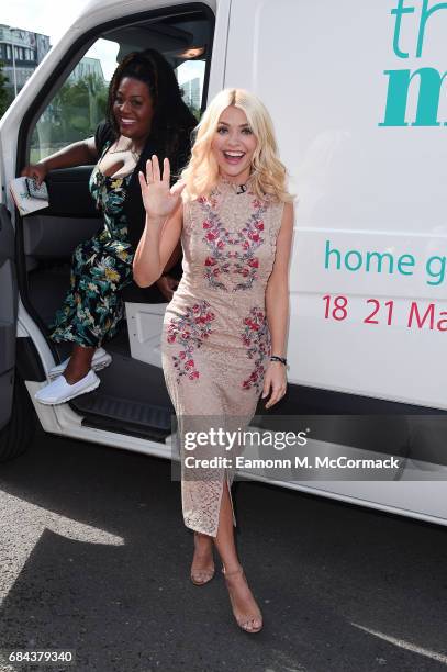 Holly Willoughby during "This Morning" Live at NEC Arena on May 18, 2017 in Birmingham, England.