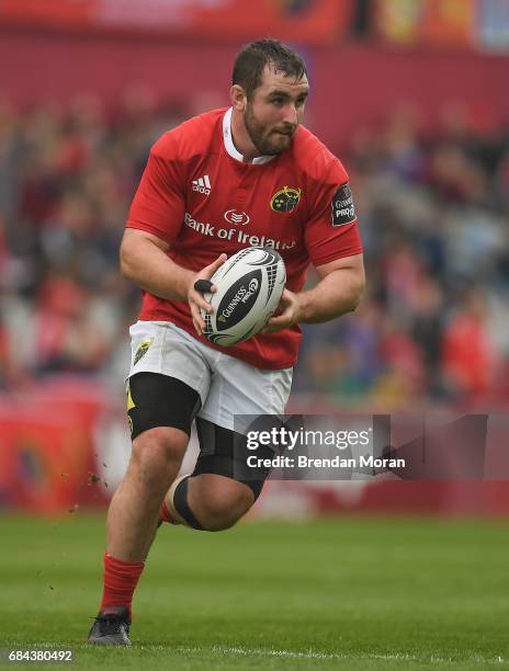 Munster , Ireland - 6 May 2017; James Cronin of Munster during the Guinness PRO12 Round 22 match between Munster and Connacht at Thomond Park, in...