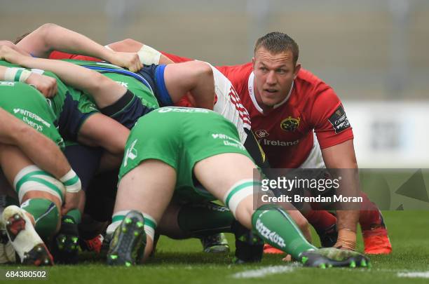 Munster , Ireland - 6 May 2017; Jean Deysel of Munster during the Guinness PRO12 Round 22 match between Munster and Connacht at Thomond Park, in...