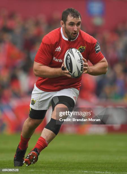 Munster , Ireland - 6 May 2017; James Cronin of Munster during the Guinness PRO12 Round 22 match between Munster and Connacht at Thomond Park, in...