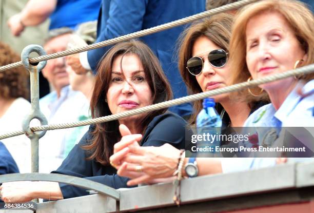 Nuria Gonzalez and Carmen Martinez Bordiu attend 'San Isidro' Bullfight Fair at Las Ventas bullring at Las Ventas Bullring on May 17, 2017 in Madrid,...