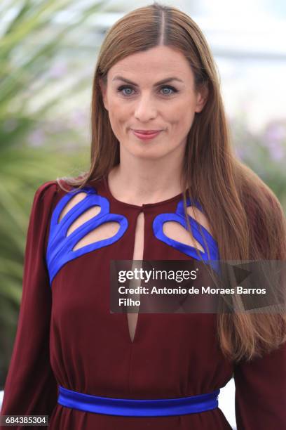 Janine Jackowski attends the "Western" photocall during the 70th annual Cannes Film Festival at Palais des Festivals on May 18, 2017 in Cannes,...