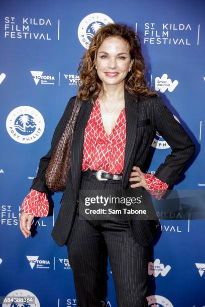 Sigrid Thornton arrives ahead of the St Kilda Film Festival 2017 Opening Night at Palais Theatre on May 18, 2017 in Melbourne, Australia.