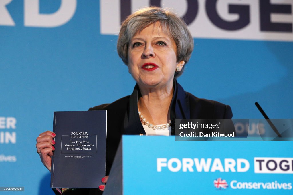 The Conservative Party Launch Their Election Manifesto