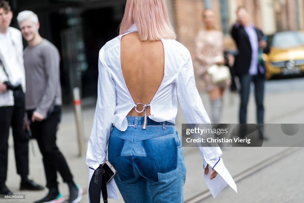 Street Style - Mercedes-Benz Fashion Week Australia 2017