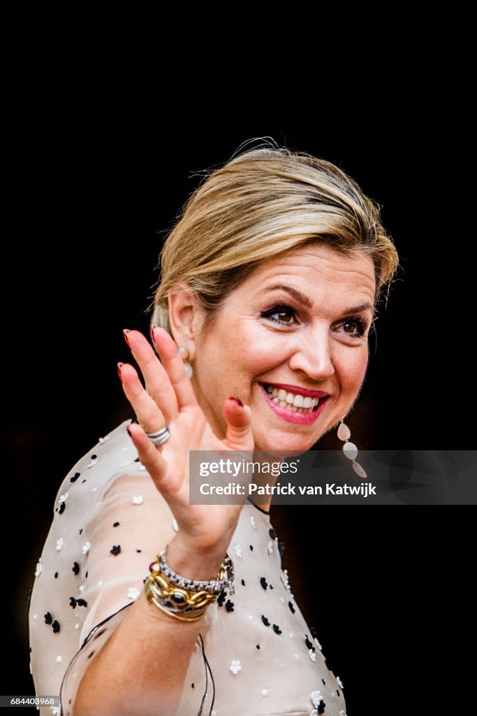 King Willem-Alexander Of The Netherlands & Queen Maxima Attend  Appeltjes Award Ceremony In The Hague