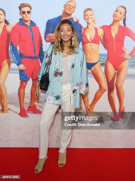 Helen Chic arrives ahead of the Australian Premiere of Baywatch on May 18, 2017 in Sydney, Australia.