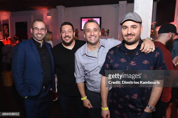 James Murray, Sal Vulcano, Joe Gatto, and Brian Quinn attend the 2017 Adult Swim Upfront Party at Terminal 5 on May 17, 2017 in New York City.