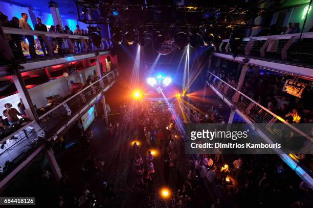 View of the interior of Terminal 5 during the 2017 Adult Swim Upfront Party at Terminal 5 on May 17, 2017 in New York City.