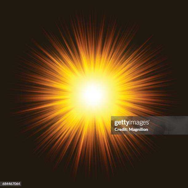 abstract yellow sunburst background - spring background yellow stock illustrations