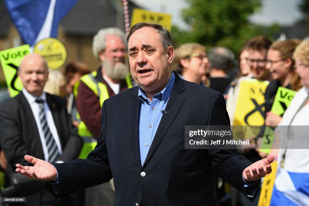 Alex Salmond Campaigns In Edinburgh South West