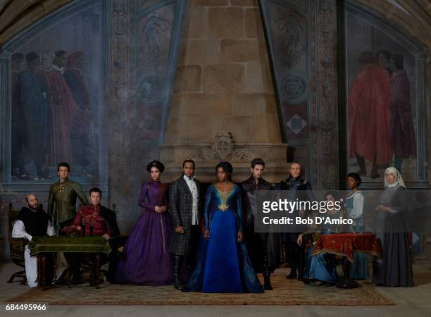 Walt Disney Television via Getty Images's "Still Star-Crossed" stars Dan Hildebrand as Friar Lawrence, Torrance Coombs as Count Paris, Grant Bowler...