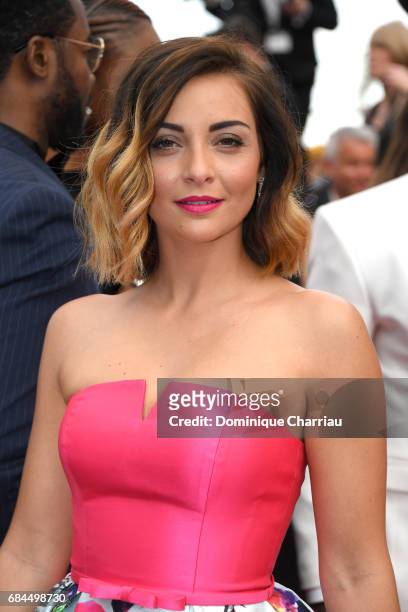 Priscilla Betti attends the "Loveless " screening during the 70th annual Cannes Film Festival at Palais des Festivals on May 18, 2017 in Cannes,...