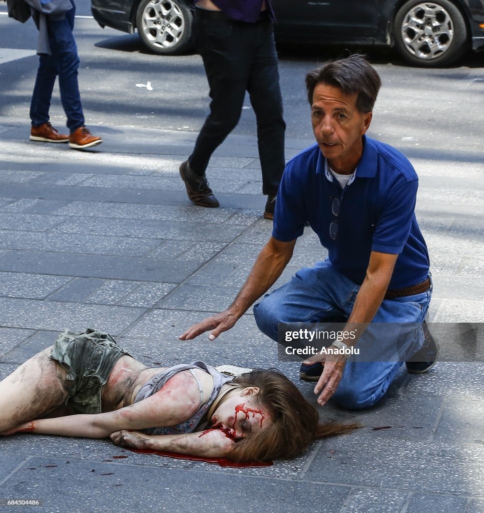 Vehicle plows into several pedestrians in Times Square of NY