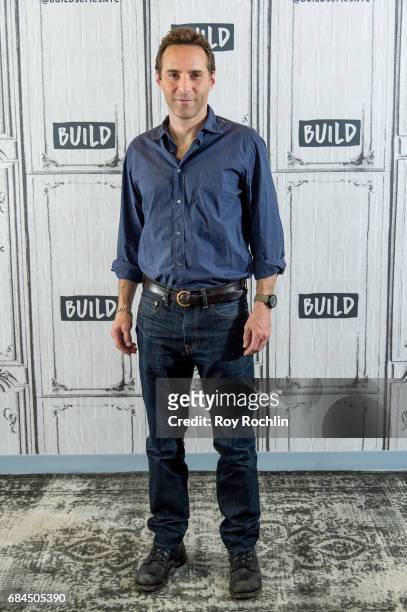 Actor Alessandro Nivola discusses "The Wizard Of Lies" with the Build Series at Build Studio on May 18, 2017 in New York City.