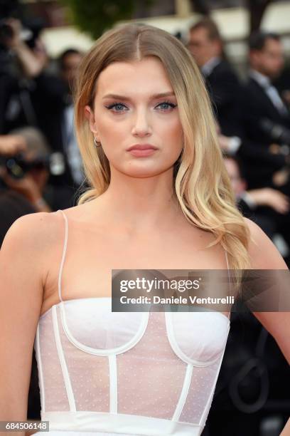 Lily Donaldson attends the "Loveless " screening during the 70th annual Cannes Film Festival at Palais des Festivals on May 18, 2017 in Cannes,...