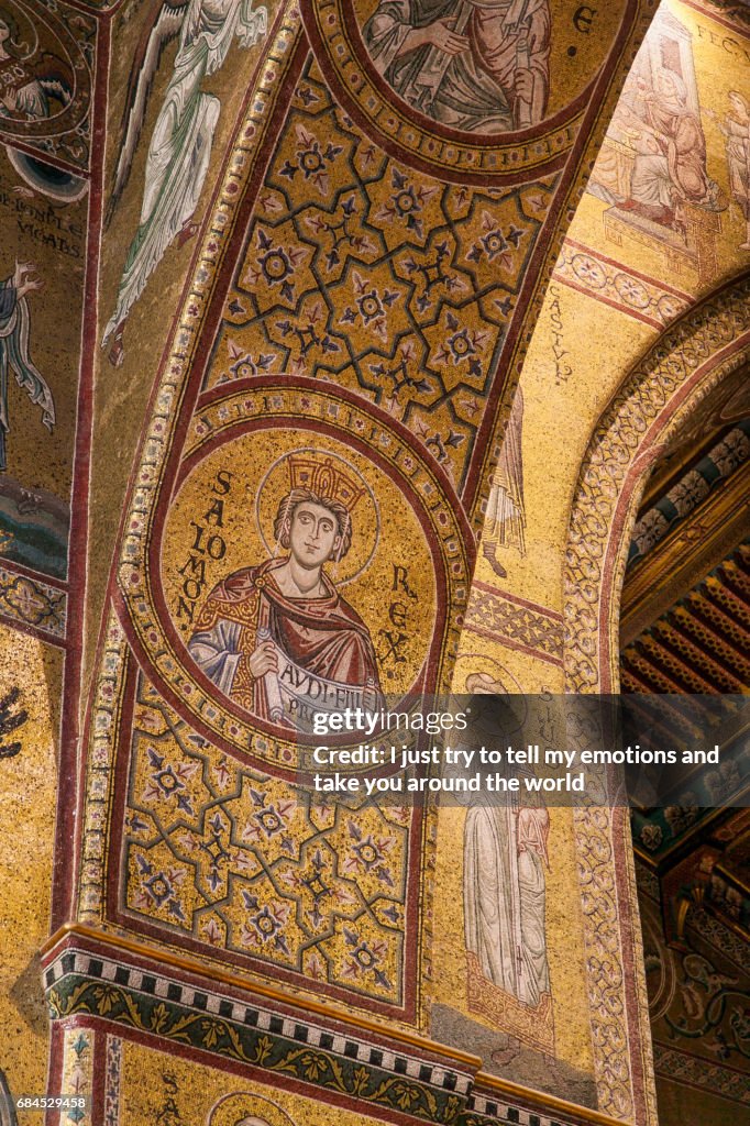 MONREALE ITALY - October 13, 2009: The Monreale Cathedral built in mix of different styles