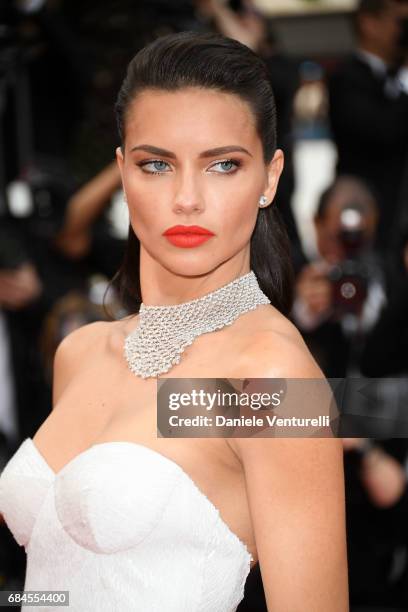 Adriana Lima attends the "Loveless " screening during the 70th annual Cannes Film Festival at Palais des Festivals on May 18, 2017 in Cannes, France.