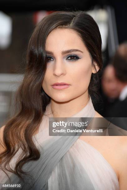 Gianna Simone attends the "Loveless " screening during the 70th annual Cannes Film Festival at Palais des Festivals on May 18, 2017 in Cannes, France.