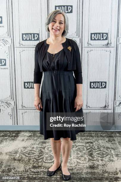 Actress and author Meg Tilly discusses "Solace Island" with the Build Series at Build Studio on May 18, 2017 in New York City.