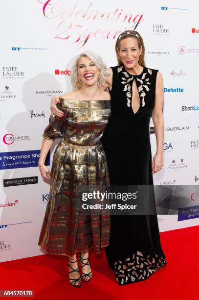 Pips Taylor and Laura Pradelska attend the Fragrance Foundation Awards at The Brewery on May 18, 2017 in London, England.