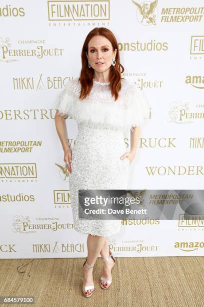 Julianne Moore attends the Amazon Studios official after party for "Wonderstruck" at the iconic Nikki Beach pop-up venue during the 70th annual...