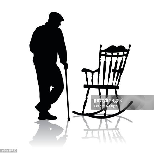 elder rest - men stock illustrations stock-grafiken, -clipart, -cartoons und -symbole