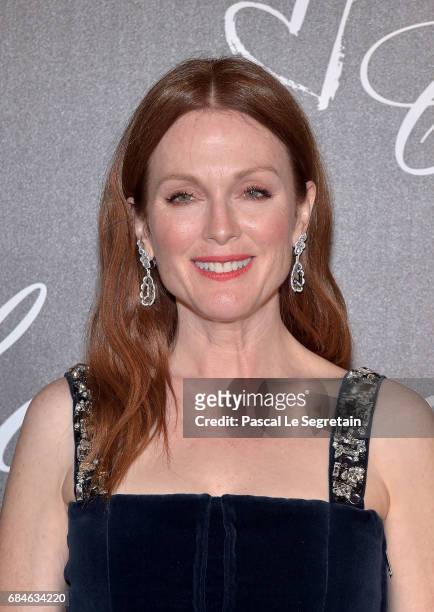 Julianne Moore attends the Chopard dinner in honour of Rihanna and the Rihanna X Chopard Collection during the 70th annual Cannes Film Festival on...