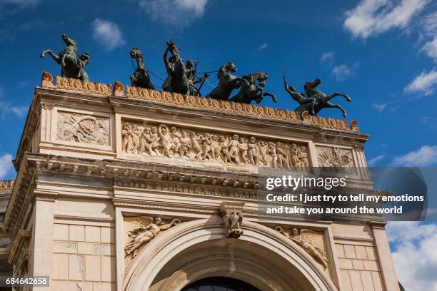 palermo, italy - october 14, 2009: the politeama garibaldi theater - settimo stock-fotos und bilder