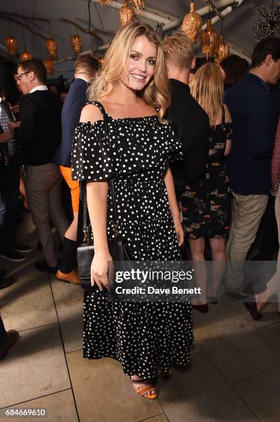 Kitty Spencer attends the Gentleman's Journal Bermuda 35th America's Cup summer party, hosted by Jack Guinness, at Ham Yard Hotel on May 18, 2017 in...