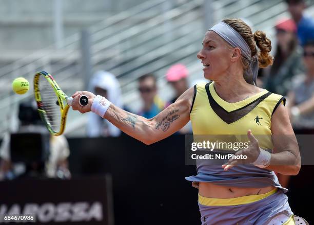 Svetlana Kuznetsova in action during his match against Daria Gavrilova - Internazionali BNL d'Italia 2017 on May 16, 2017 in Rome, Italy.