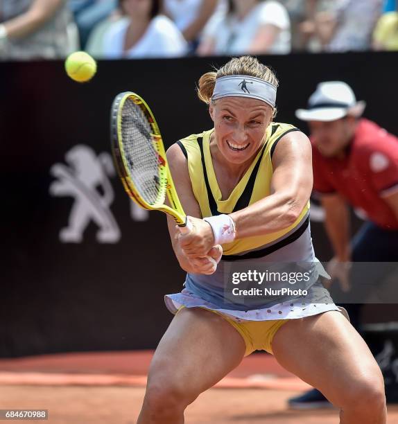 Svetlana Kuznetsova in action during his match against Daria Gavrilova - Internazionali BNL d'Italia 2017 on May 16, 2017 in Rome, Italy.