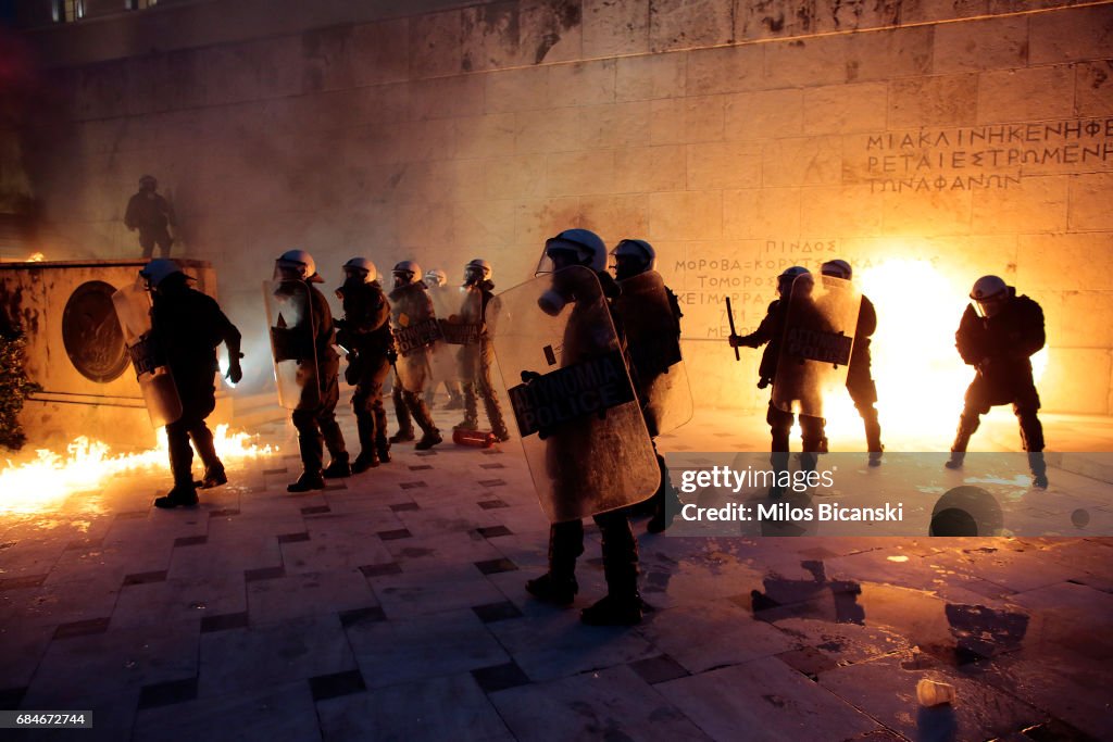 Greeks Protestesters Demand End To More Austerity Measures