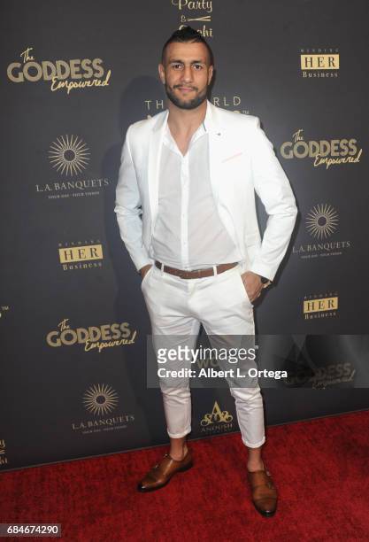 Fighter Mehdi Badhad aka 'The Sultan' arrives for The World Networks Presents Launch Of The Goddess Empowered held at Brandview Ballroom on May 17,...
