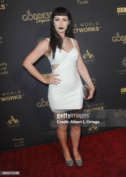 Actress Nea Dune arrives for The World Networks Presents Launch Of The Goddess Empowered held at Brandview Ballroom on May 17, 2017 in Glendale,...