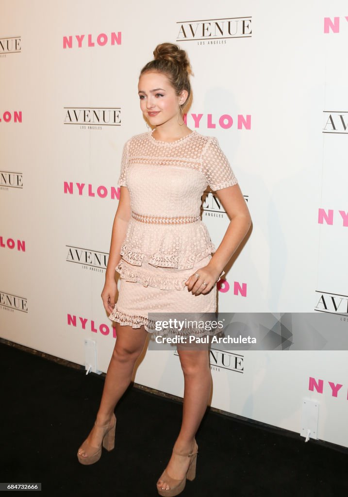 NYLON's Annual Young Hollywood May Issue Event With Cover Star Rowan Blanchard - Arrivals