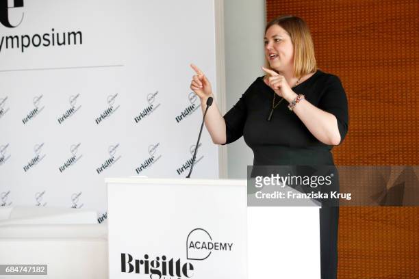 Katharina Fegebank during the BRIGITTE Job Symposium on May 18, 2017 in Hamburg, Germany.