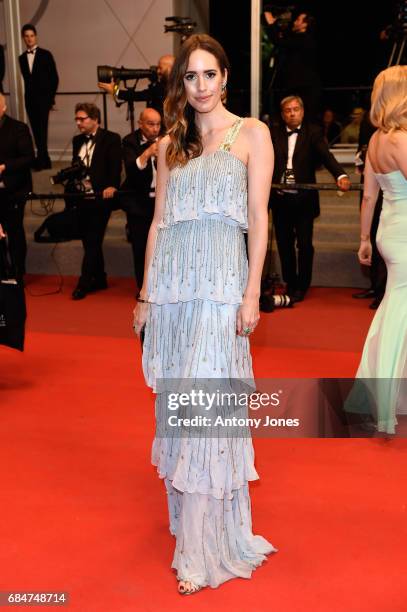 Louise Roe attends the "Blade Of The Immortal " premiere during the 70th annual Cannes Film Festival at Palais des Festivals on May 18, 2017 in...