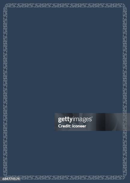 ornament retro style rectangle teal background - rectangle border stock illustrations