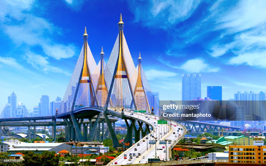 Bhumibol Brücke BANGKOK