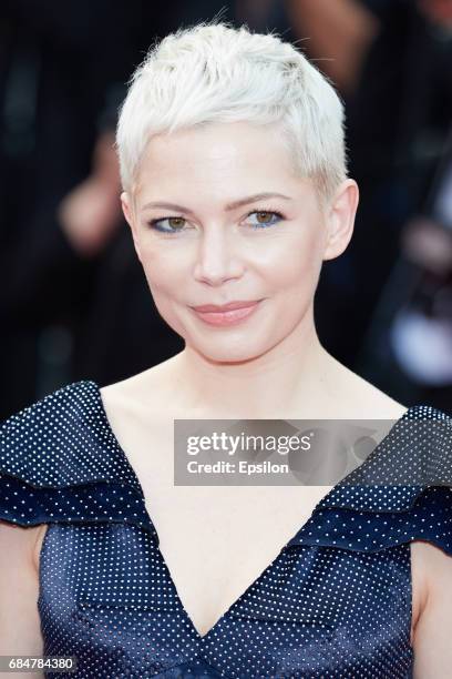 Actress Michelle Williams attends the 'Wonderstruck' screening during the 70th annual Cannes Film Festival at Palais des Festivals on May 18, 2017 in...