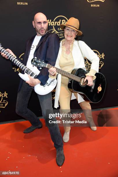 Ralph Morgenstern and Baerbel Wierichs attend the 25th anniversary celebration at Hard Rock Cafe Berlin on May 18, 2017 in Berlin, Germany.