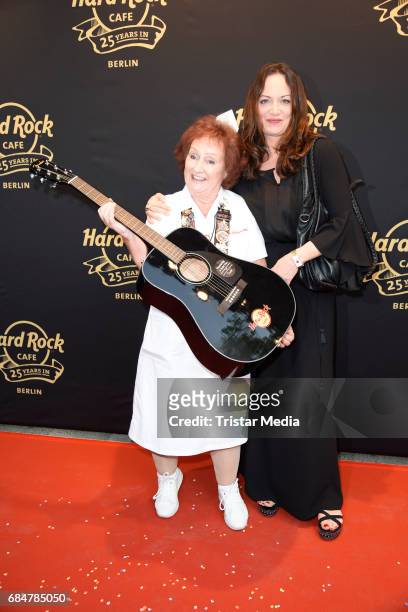 Rita Gilligan and Natalia Woerner attend the 25th anniversary celebration at Hard Rock Cafe Berlin on May 18, 2017 in Berlin, Germany.