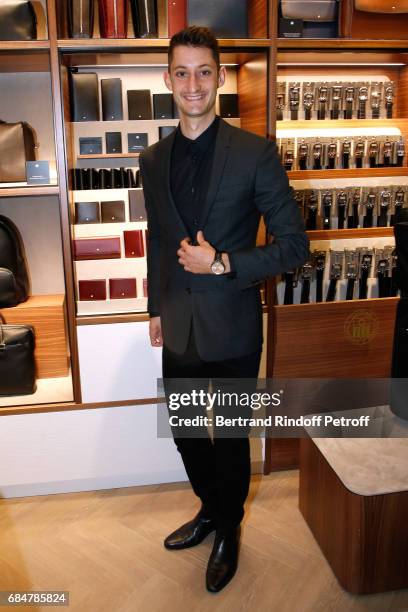 Actor Pierre Niney attends the Montblanc : Champs-Elysees Flagship Reopening on May 18, 2017 in Paris, France.